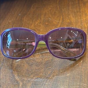 Juicy Couture Purple Oversized Sunglasses